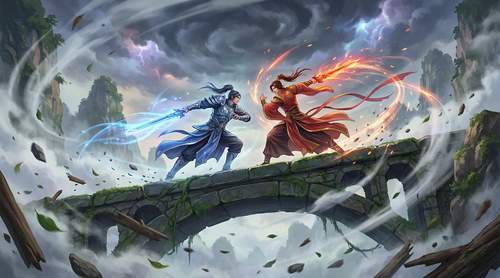 17c一起草仙侠打斗视频