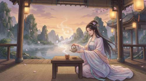 17c一起草古风茶道视频